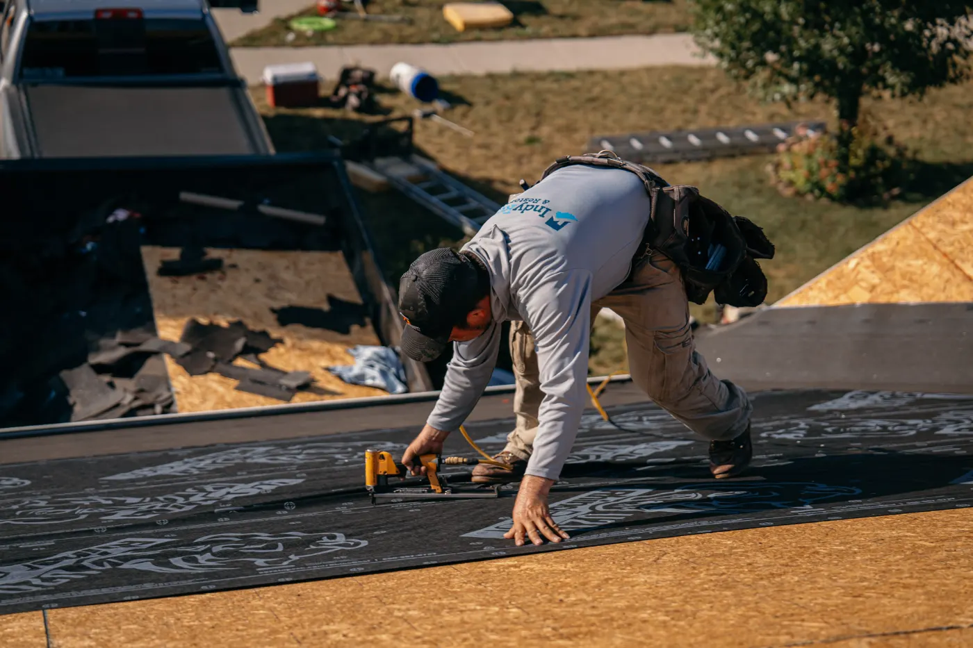 Commercial roof inspection documented in Kempton